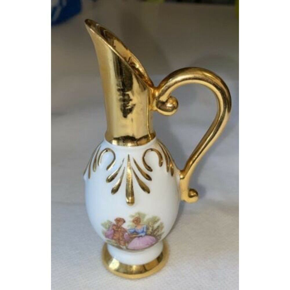 Vintage Limoges Hand Painted Miniature Jug